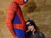 Spiderman follada a la tetona Catwoman