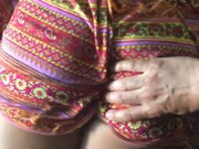 Dama latina con jugoso culo